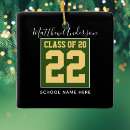 Search for green and gold graduation decor Typography