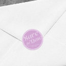 Search for lilac stickers Typography