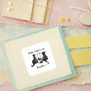 Search for retro monogram stickers Black and white