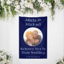 Search for bride and groom name banners Just married