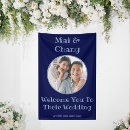 Search for photo wedding banners Navy blue