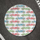 Search for racing cars paper plates Vintage
