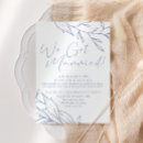 Search for we got married invitations Blue