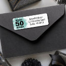 Search for party return address labels 50 and fabulous