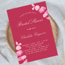 Search for magenta bridal shower invitations Elegant