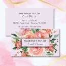 Search for bouquet business cards Blush pink