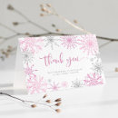 Search for snowflake thank you cards Silver
