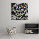 Search for white fractal posters Psychedelic