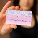 Search for purple glitter business cards Stylish