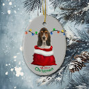 Search for basset hound christmas decor Puppy