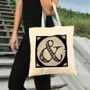 Search for ampersand tote bags Black