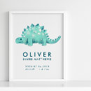 Search for dinosaur nursery posters Baby boy