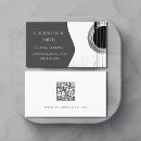 Search for music lessons business cards Qr code