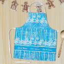 Search for snowflakes aprons Let it snow