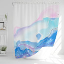 Search for blue marble shower curtains Watercolor
