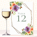 Search for orange watercolor table cards Trendy
