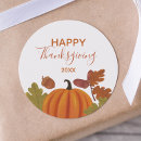 Search for happy autumn stickers Pumpkin