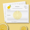 Search for lemon recipe cards Yellow