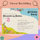 Search for flower border birthday invitations For kids
