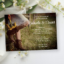 Search for western engagement party invitations Rustic