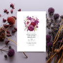 Search for purple fall wedding invitations Autumn
