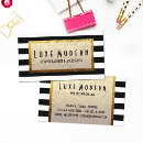 Search for boutique business cards Black and white