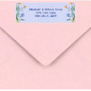 Search for periwinkle return address labels Floral
