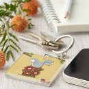 Search for spring bird key rings Floral