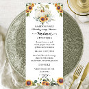Search for sunflower menus Watercolor