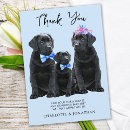 Search for black labrador thank you cards Dog