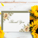 Search for sunflower thank you cards Rustic