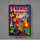 Search for alien spaceship posters Galaxy