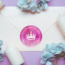 Search for pink princess crown stickers Fairytale
