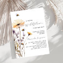 Search for purple and yellow baby shower invitations Wildflowers