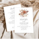 Search for autumn floral wedding invitations All in one