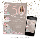 Search for gathering birthday invitations Floral