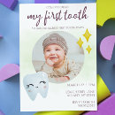 Search for first tooth party invitations Celebration