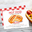 Search for hot dog invitations Watercolor