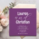 Search for stock wedding invitations Purple