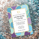 Search for circle colourful circle invitations Purple