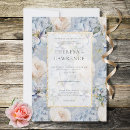 Search for blue gold and white wedding invitations Classic