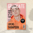 Search for magazine cover graduation invitations Trendy