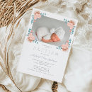 Search for silver christening invitations Floral