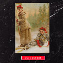 Search for vintage winter scene puzzles Snow