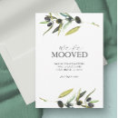 Search for small moving announcement cards Elegant