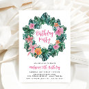 Search for hibiscus birthday invitations Beach