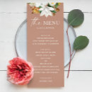 Search for vintage wedding menus Floral