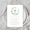 Search for eucalyptus baby christening invitations Greenery