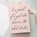 Search for pearls cards Pink