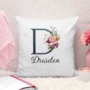 Search for letter d cushions Floral